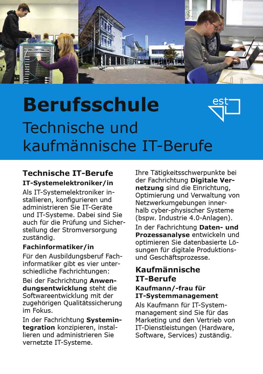 Infoflyer IT-Berufe