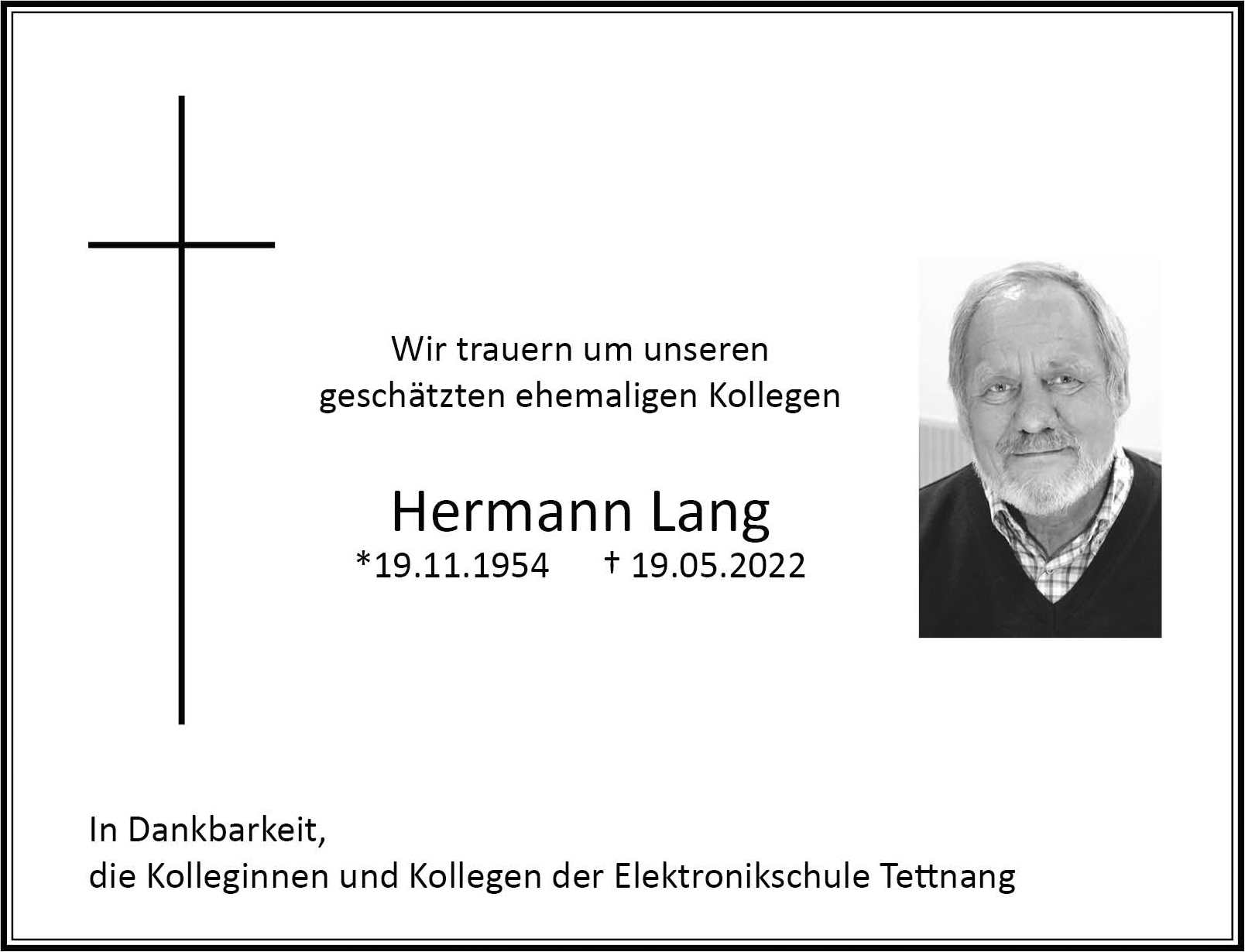 Lang Hermann AnzeigeHomepage