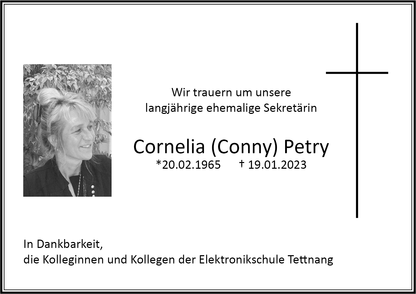 Petry Conny AnzeigeHomepage
